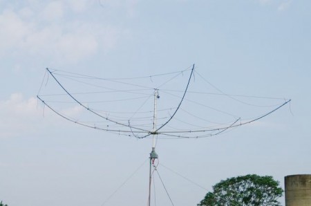 G3TXQ Hex Beam Flying High