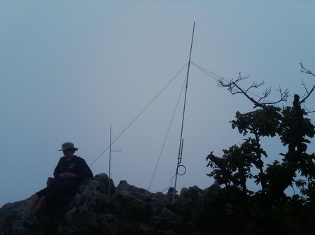 Super-J with Coil on Stony Man Mountain