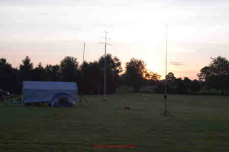 AHVD as part of ARRL Field Day array of antennas.