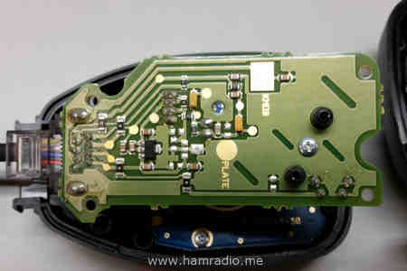 Close loop at the Kenwood TM-D710 stock microphone circuit board.