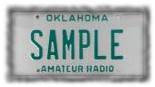 Amateur Radio License Plates