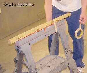 KJ4FAJ prepares tube holder