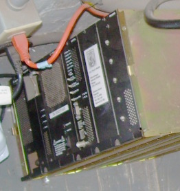 The repeater controller on its side.