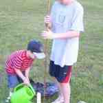 Installing Ground Rods the Easy Way Impact Drill the Rod by KJ4FAJ and brother