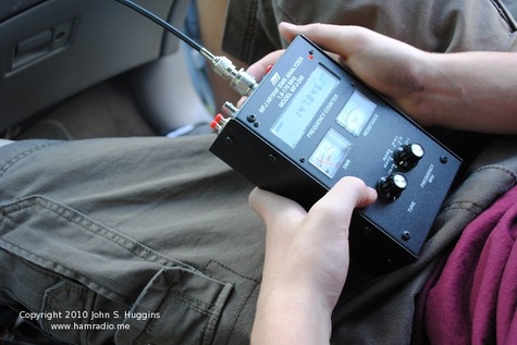 Check the 2m antenna with an SWR Meter