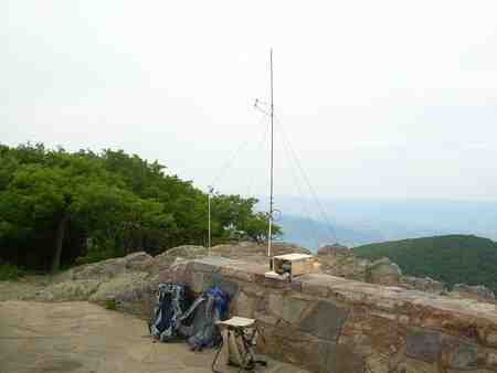 Backpacks, seat, Kenwood, SLA battery, VHF and UHF antennas used for Station 6 ATGP 2011