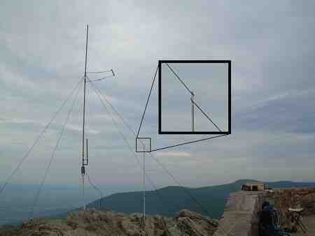 Separate VHF and UHF antennas for Station 6 of the 2011 ATGP