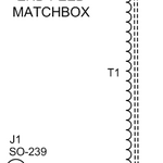 Schematic of LNR Precision 10/20/40 Portable Antenna Matchbox