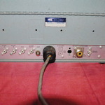 Rear panel of Heathkit SB-102 Transceiver