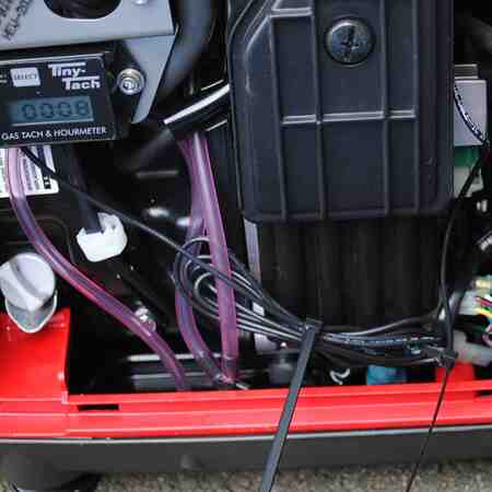 Tiny-Tach sensor cable inside Honda EU2000