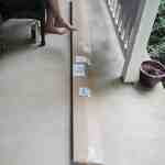 8 foot aluminum boom arrives via UPS