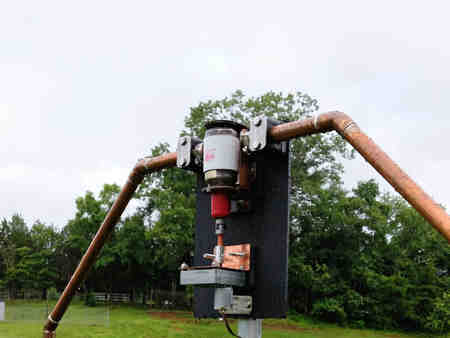 The tuning capacitor of the 3 foot 40m small loop antenna.