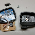 Exploded view of the Kenwood TM-D710 microphone