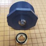Plumbing adapter with N to NMO ready for assembly.