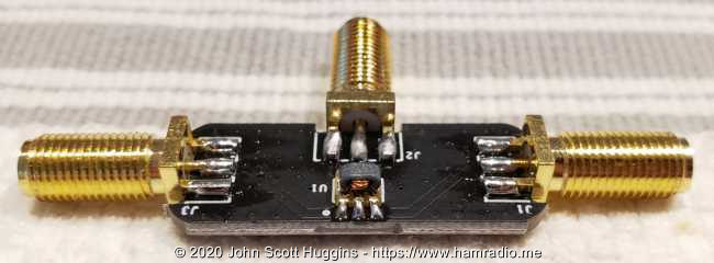 AirSpy YouLoop transformer and feedpoint.