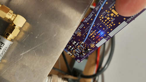 Partially populated KX4O design implementing KA7OEI's pre-emphasis filter design