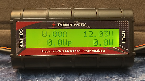 Replacement Powerwerx Wattmeter right side up
